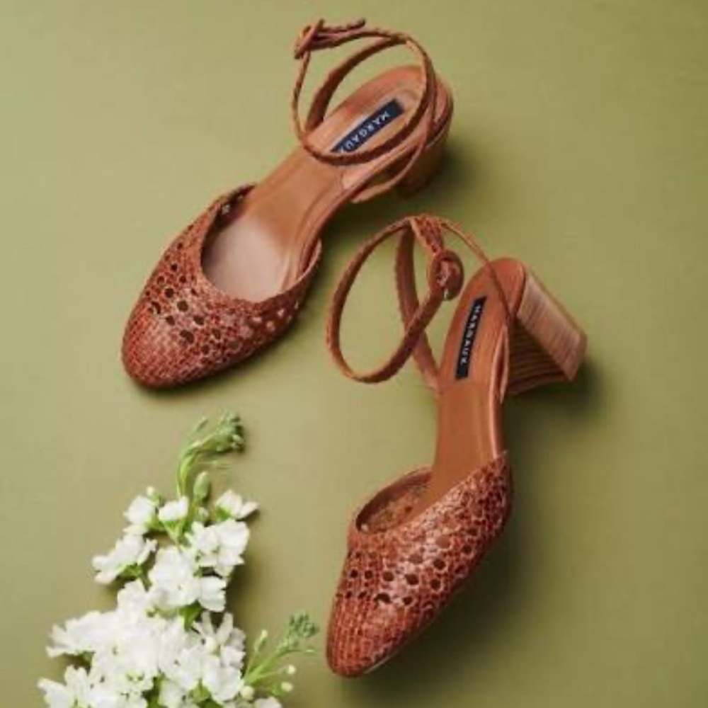 Margaux Woven Market Heel